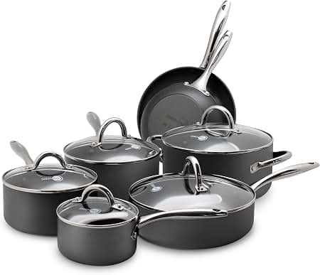 Amazon.com: GreenPan Madison Hard Anodized Healthy Ceramic 12